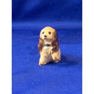 Miniature Porcelain Cocker Spaniel Lady Figurine